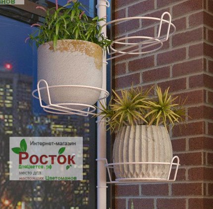 подставка металлическая для крупных растений. Фото N6